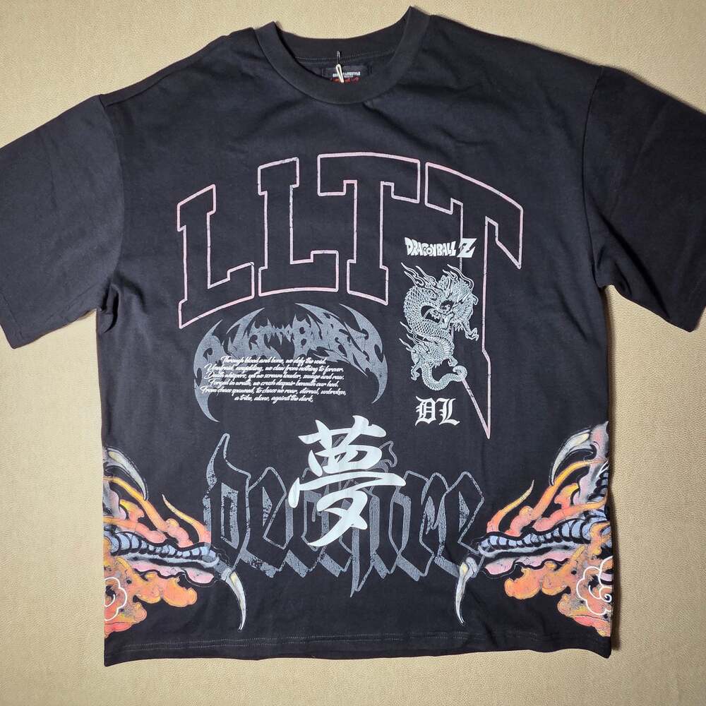 NWT Dechire Lifestyle x Dragon Ball Z Super Saiyan 3 Goku Graphic T-Shirt L
